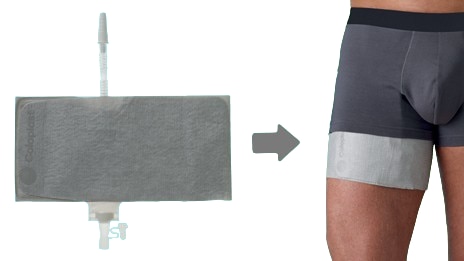 Une poche à urine discrète